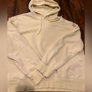 H&M/divided pastel yellow Large hoodie